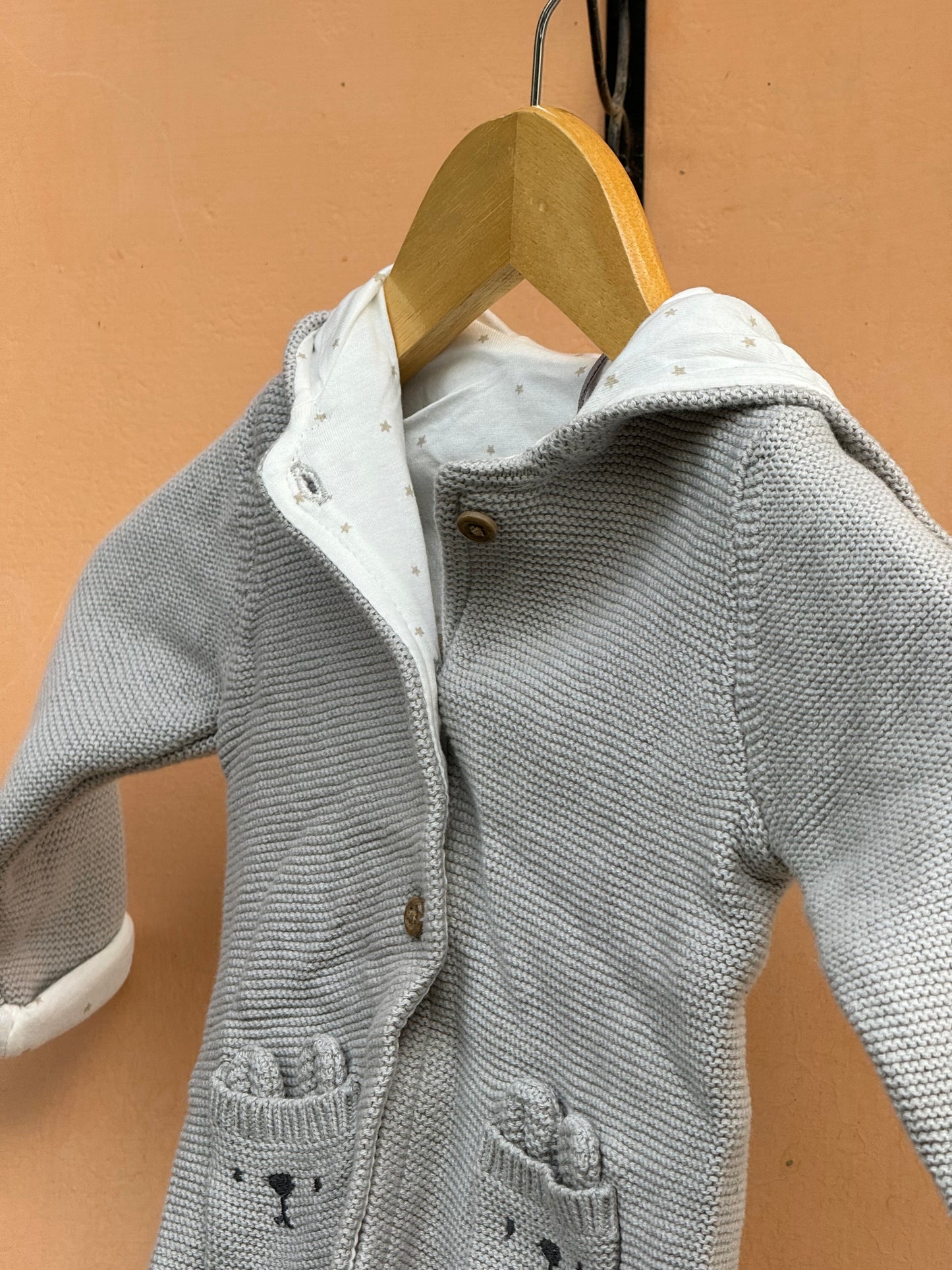 TU Kids Cardigan With Hoodie