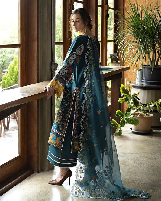 Mushq Esmel luxury embroided lawn 3pc