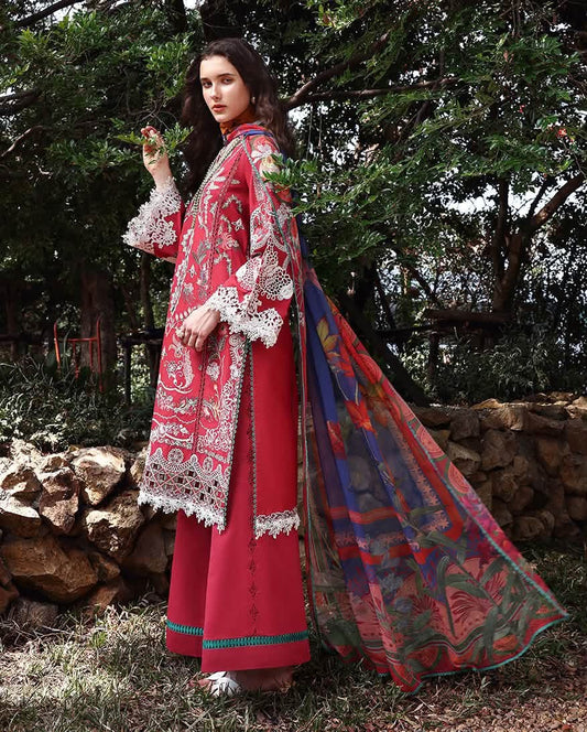 Mushq Esmel luxury embroided lawn 3pc