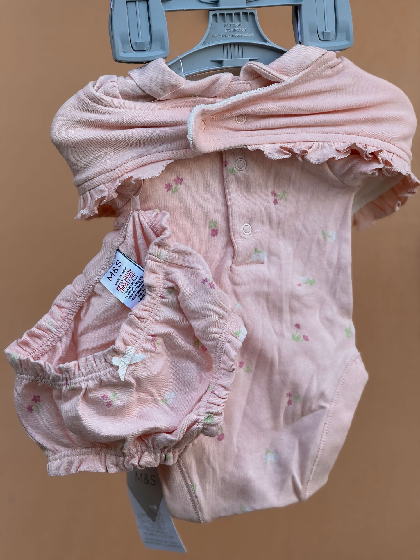 M&S Kids Three Piece Romper