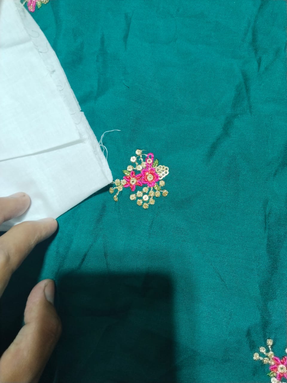 Khaadi khas luxury embroided 2pc fabric is khadi silk emb shirt plain same clr same fabric trouser