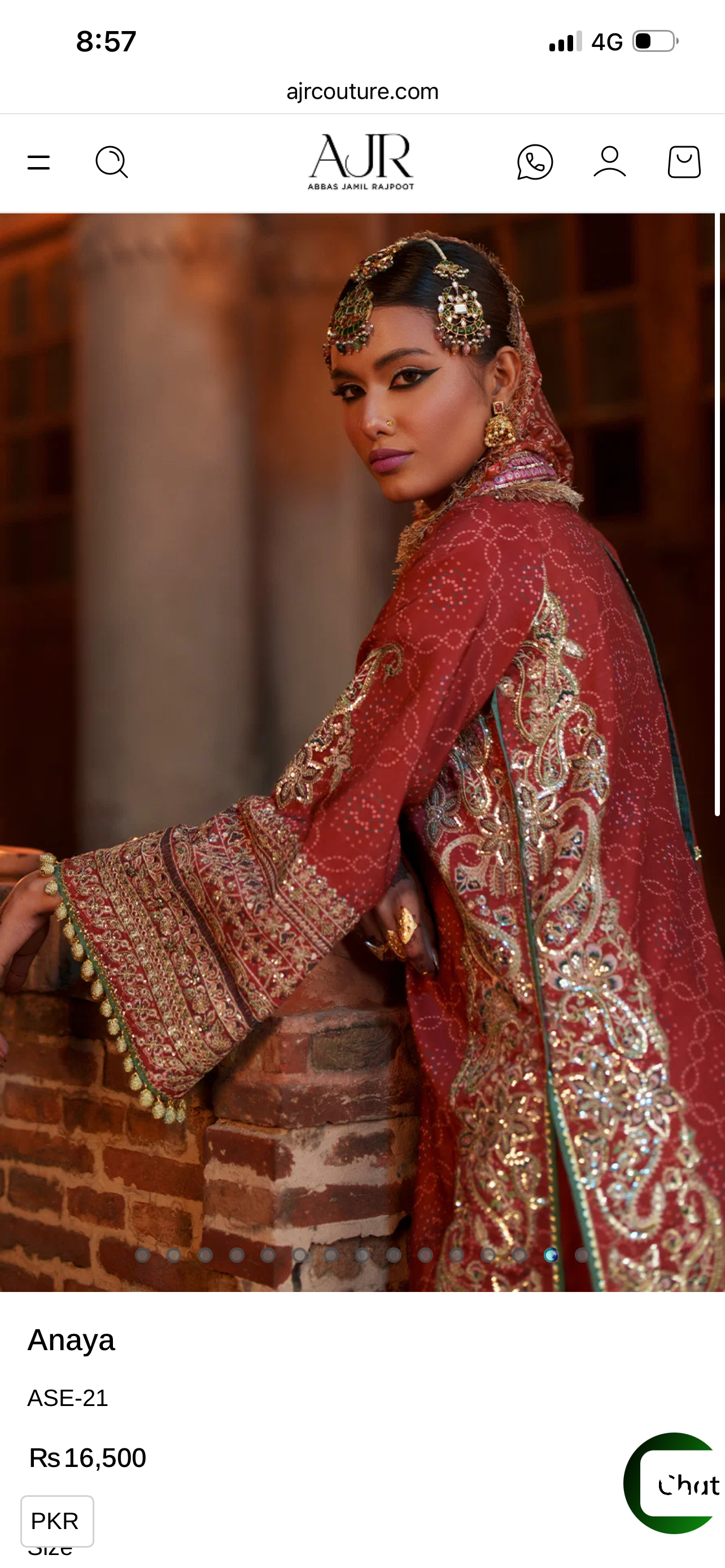 AJR luxury mehrma silk edit 3pc Anaya