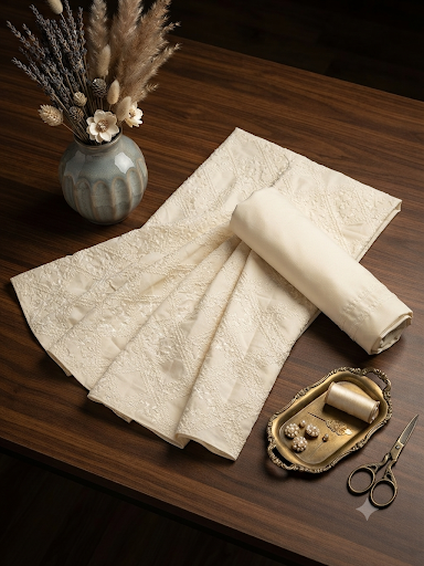 Sale breeze embroided lawn shirt and plain trouser 2pc