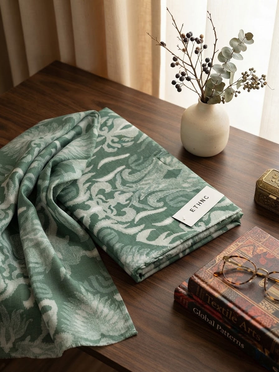 Ethnic all over printed khaddar 2 pc