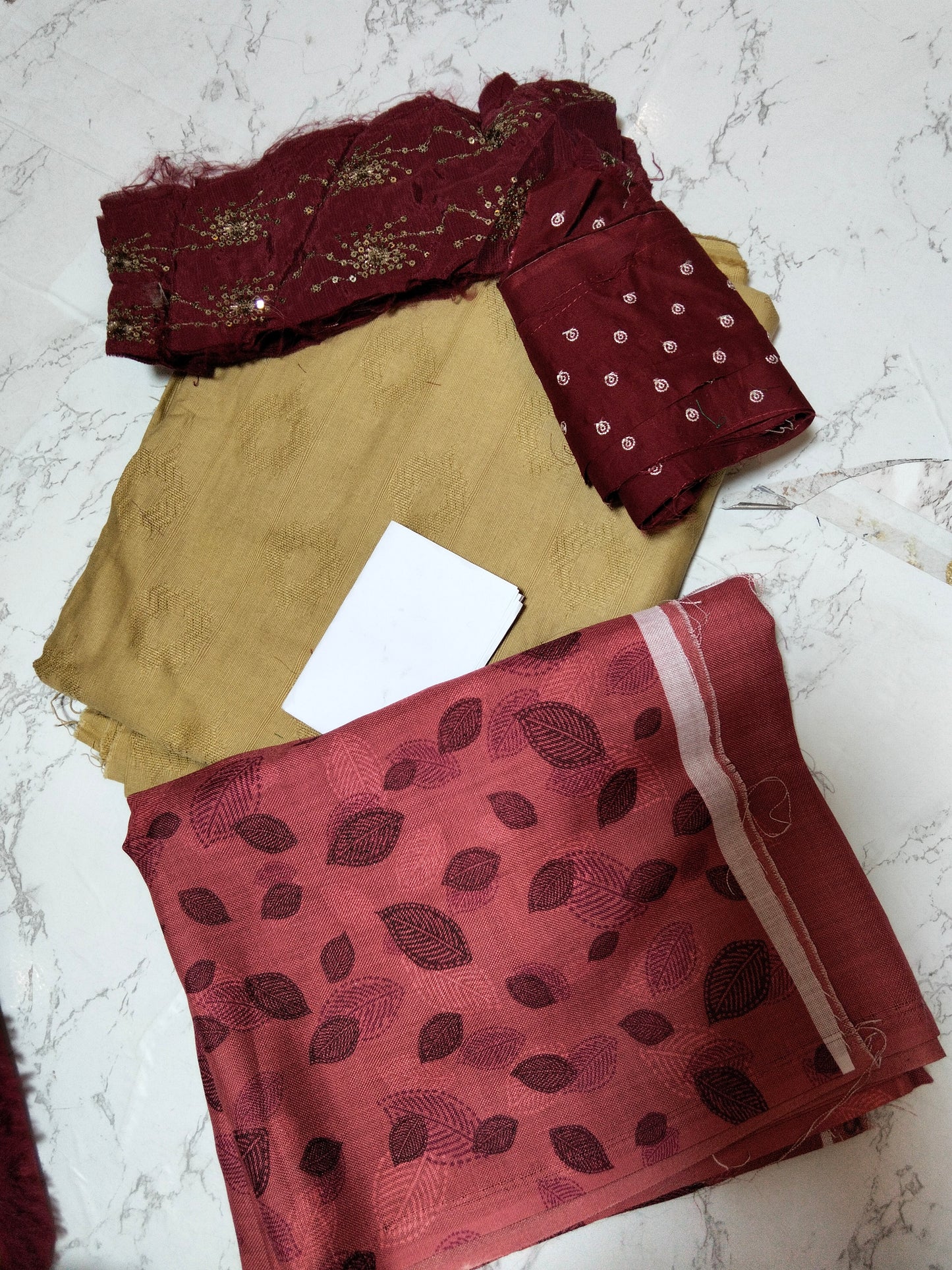 Khadar 2 pc with shawl and patches