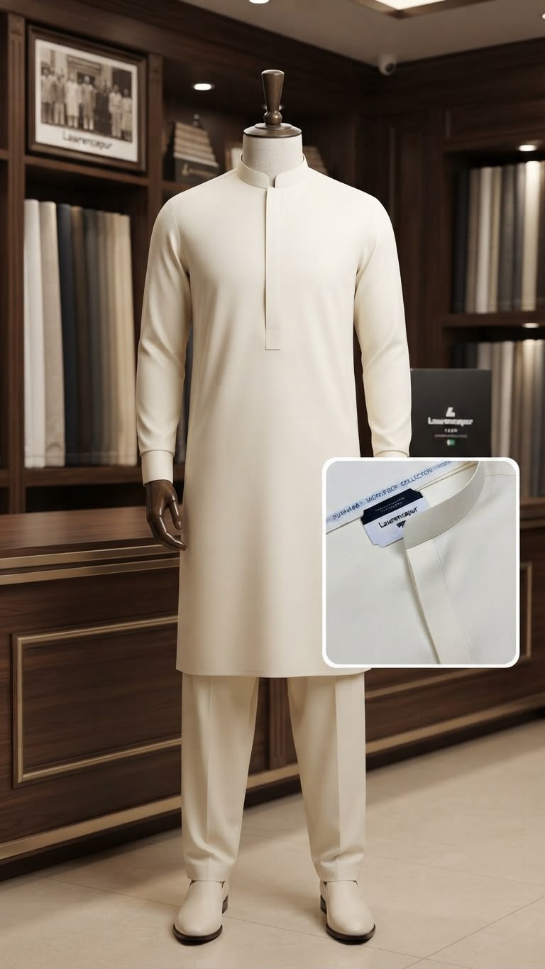 Shade 07 Lawrencepur Kunhar microfiber all season wash n wear complete suit (4meter)