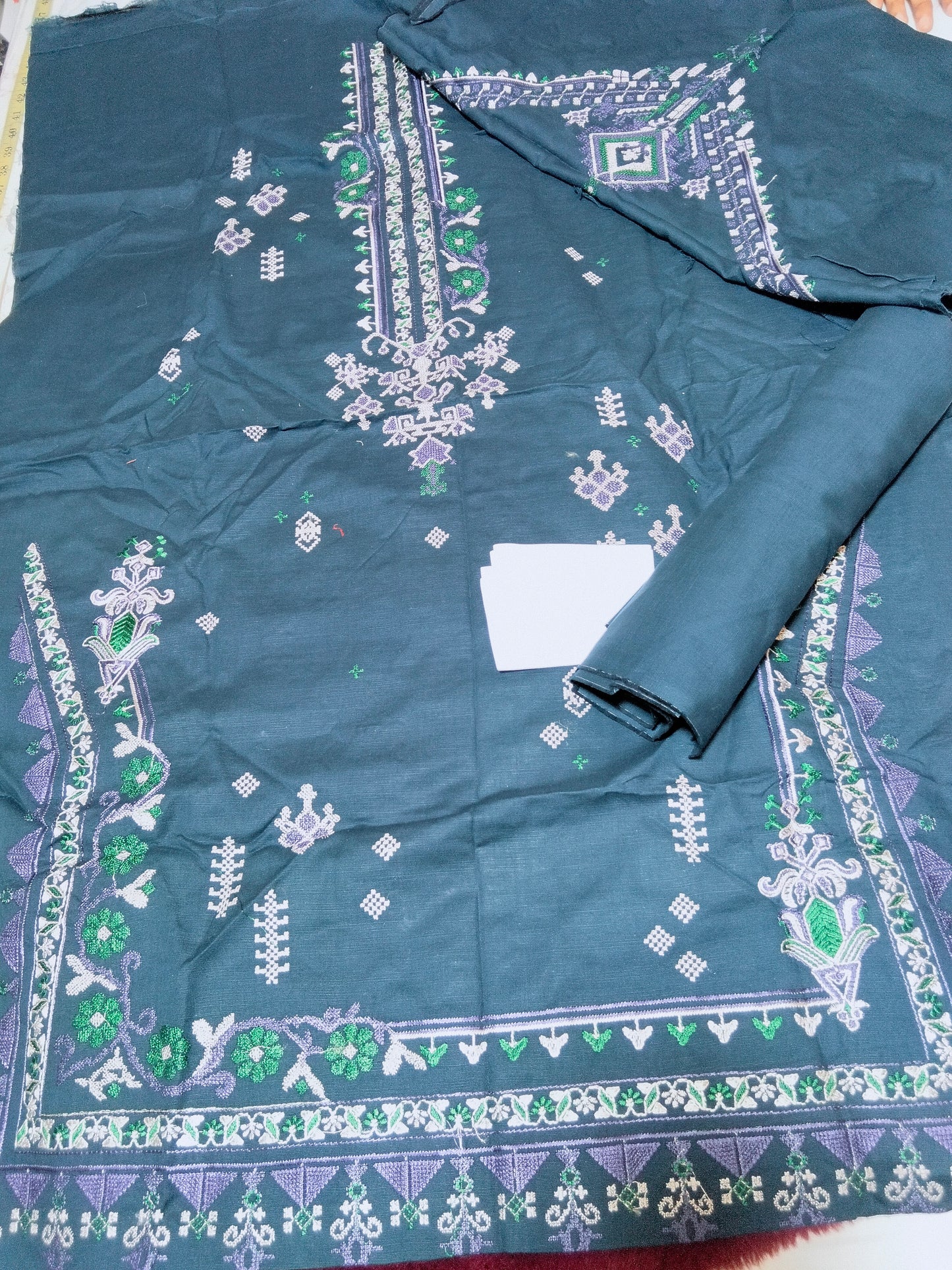 Sale embroided Khaddar 2pc shirt and trouser