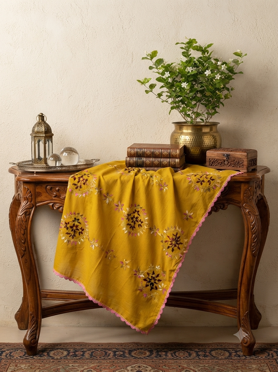 Sale hand embroided shawl embroidery change Ho sakti ha