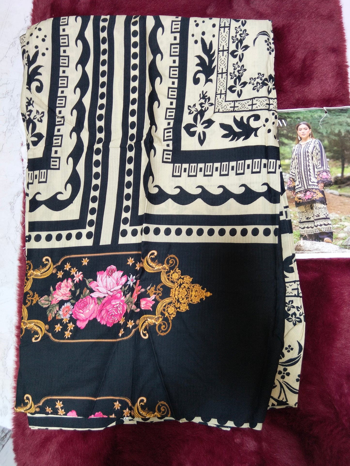 Sale printed linen 2pc shirt and trouser
