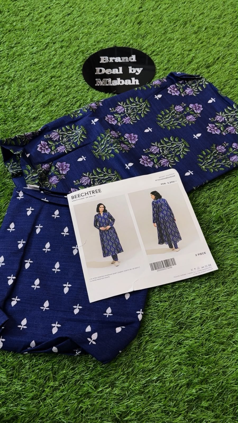 Beech tree printed 2 pc khaddar