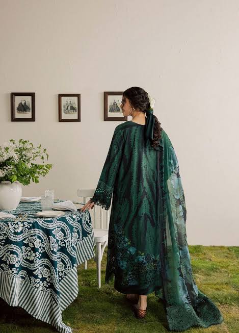 Nureh gardenia luxury embroidered 3pc