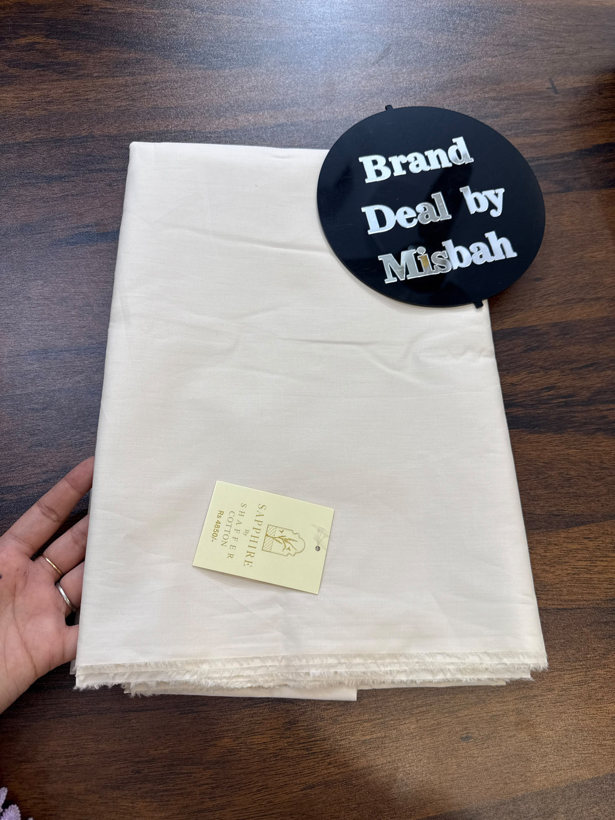 💯 percent original sapphire pure premium cotton 4 season 2 pc fabric