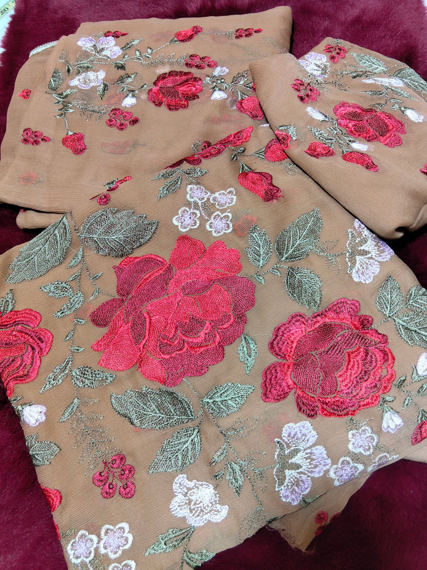 Sale breeze embroided chiffon 2pc shirt and dupatta