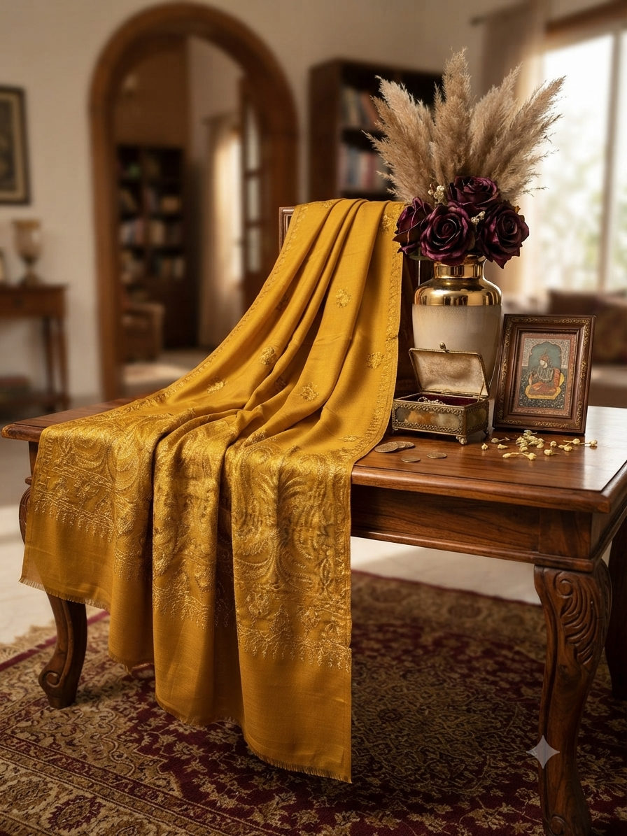 Sale embroided wool shawl winter