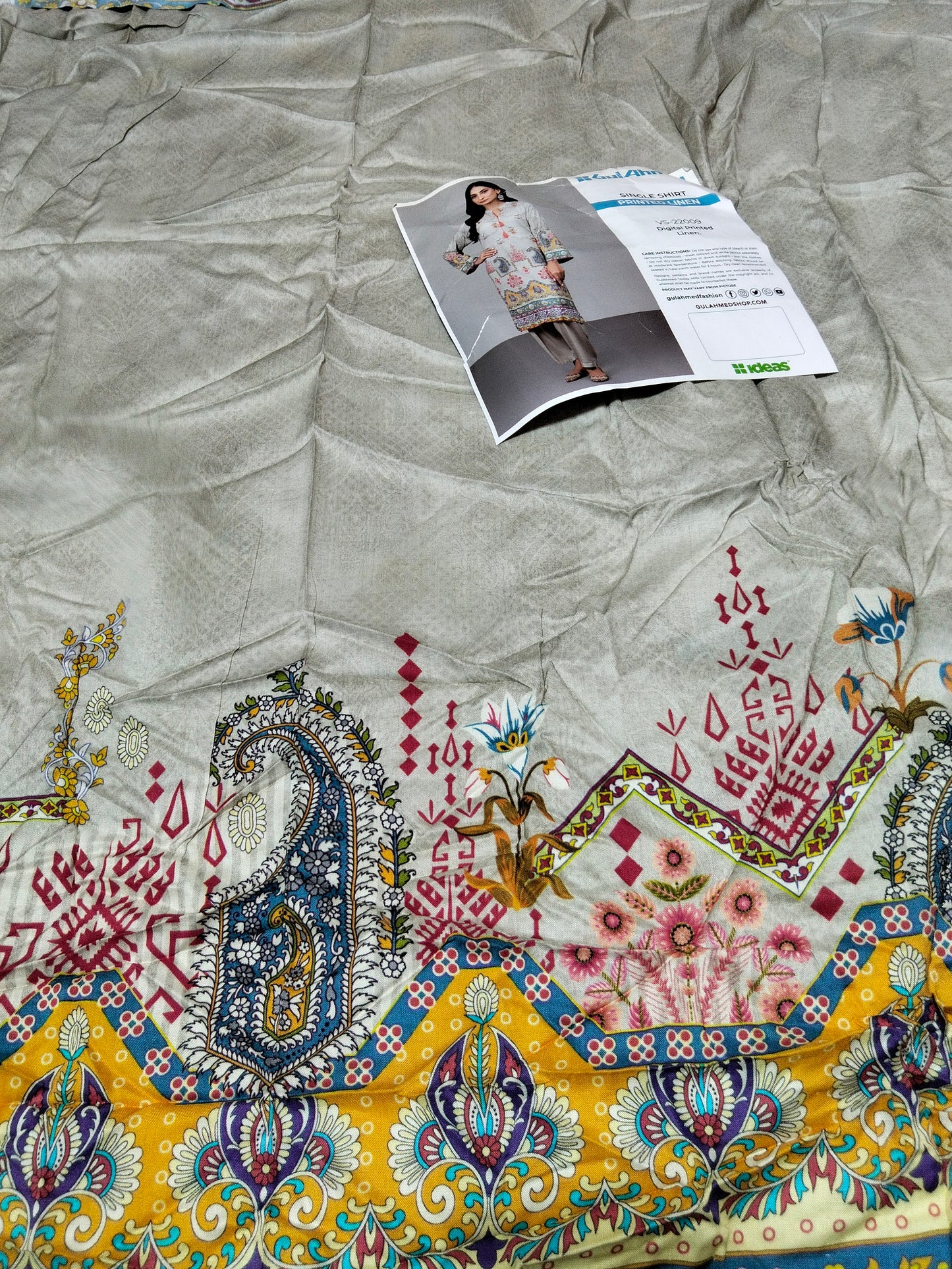 Sale printed linen shirt