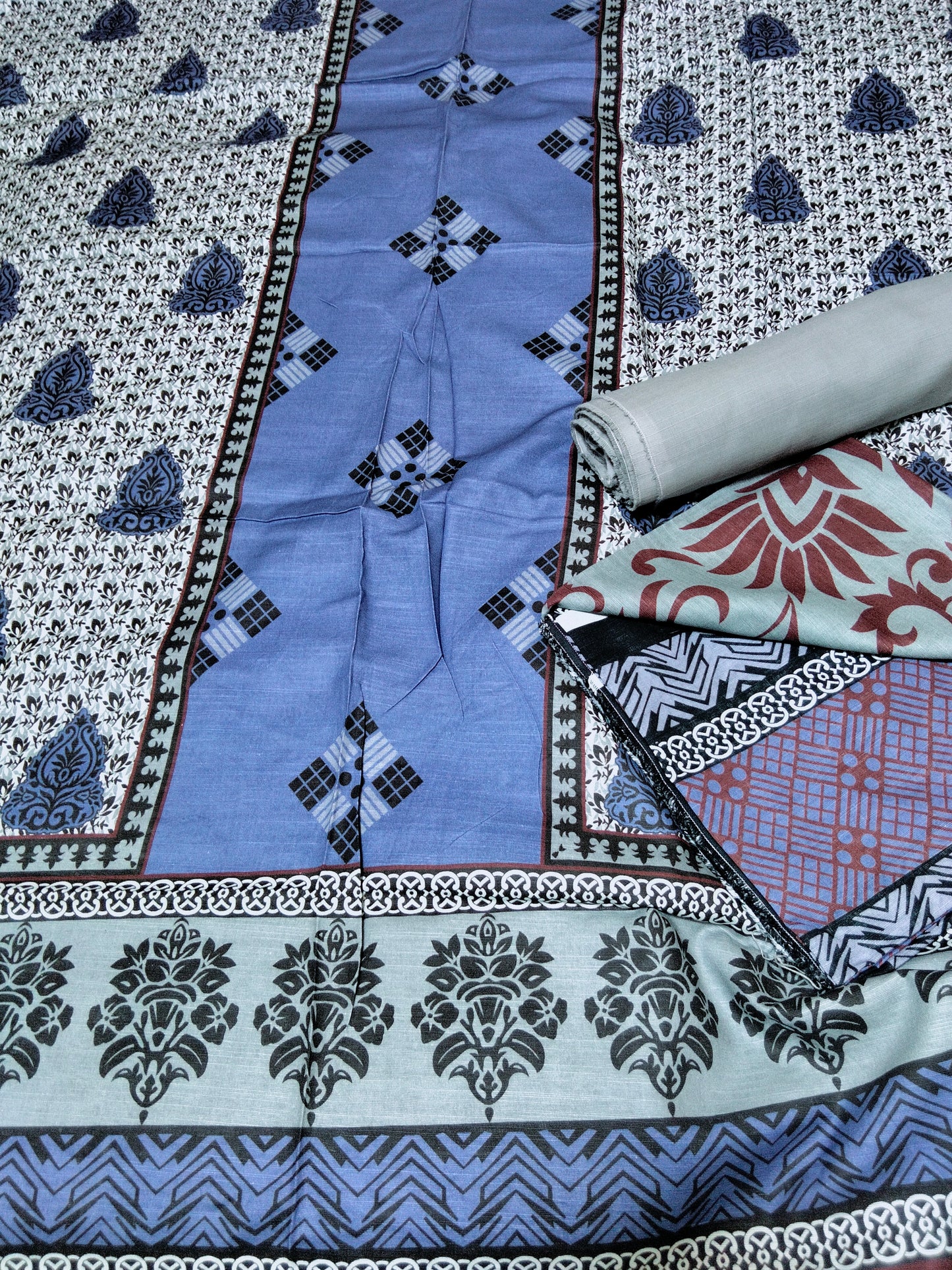 Sale printed Khaddar 3pc