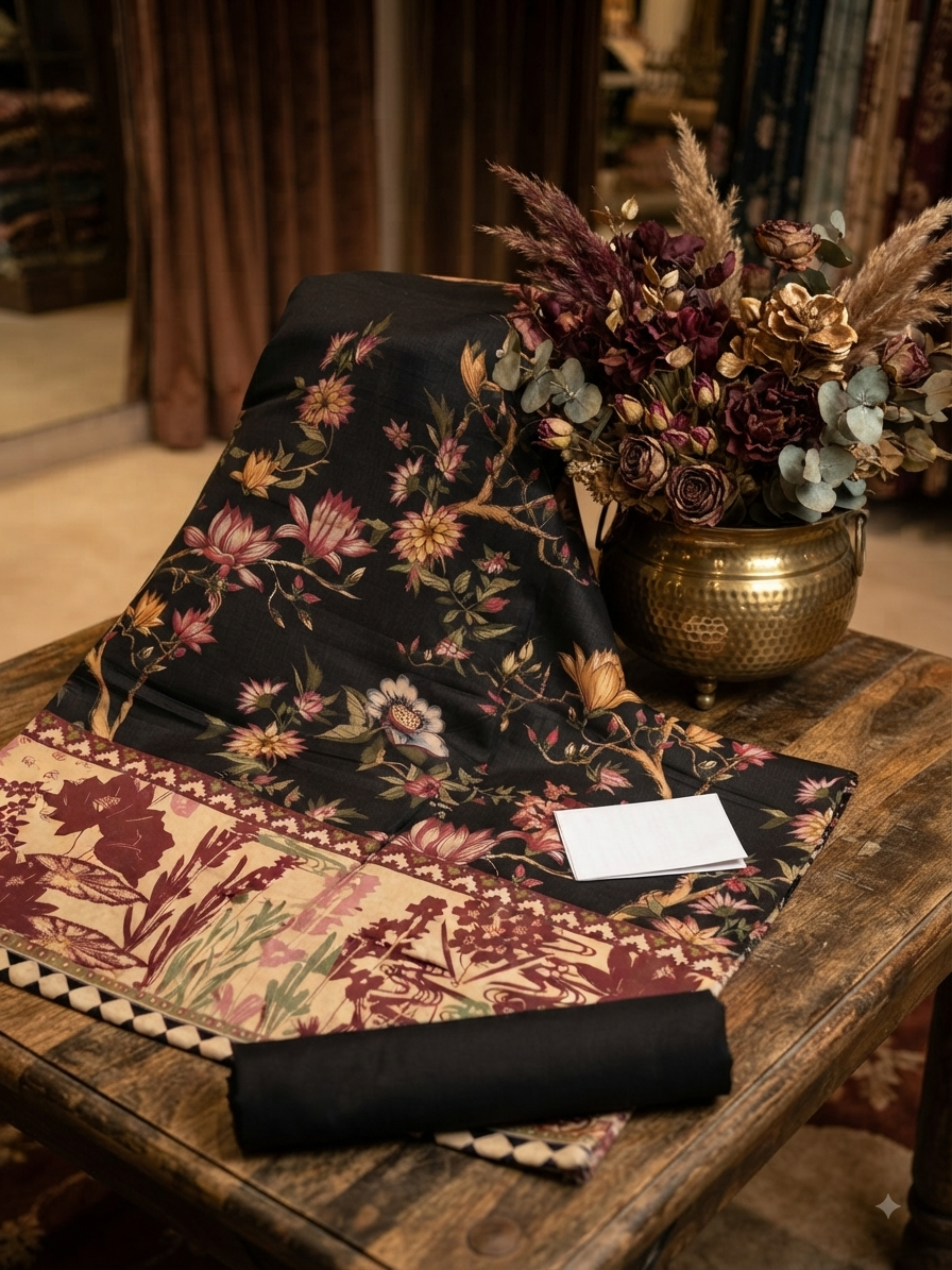 Sale printed lawn 2pc shirt and plain trouser trouser
