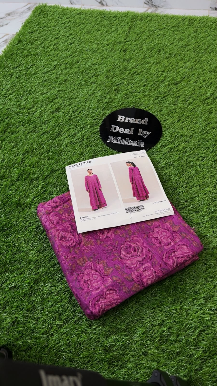 Beechtree printed khadar 2pc