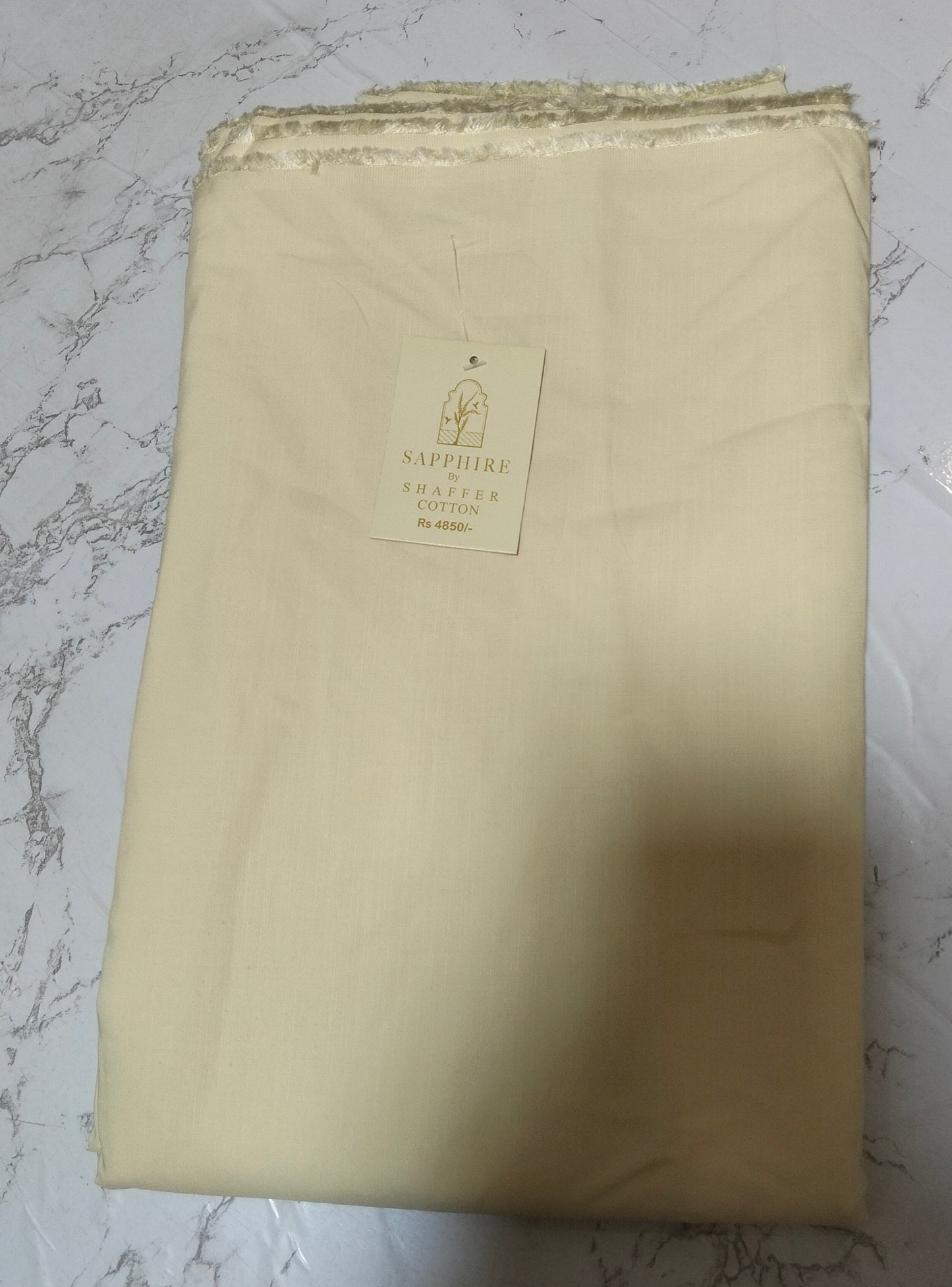 Sapphire plain viscose raw silk 2 pc