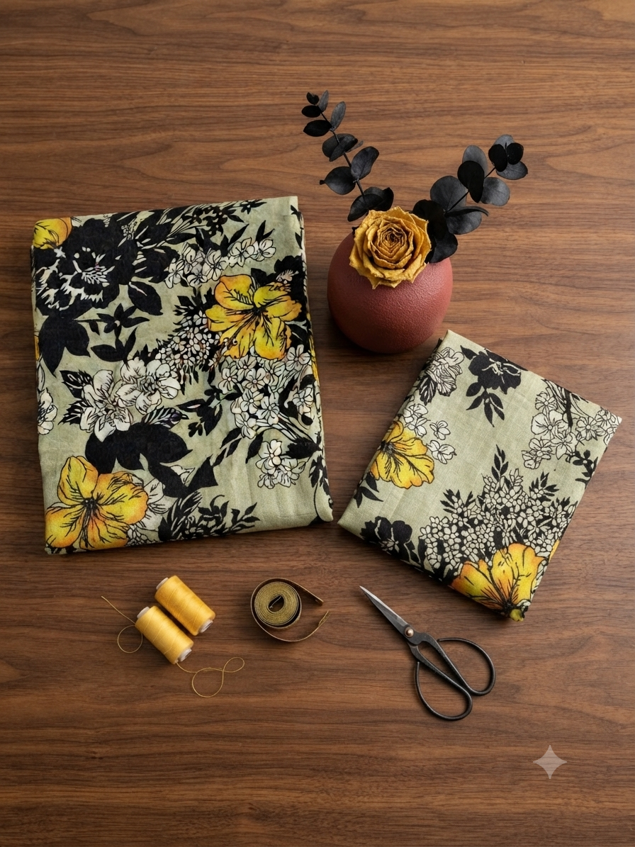 Alkaram karandi All over printed 2pc