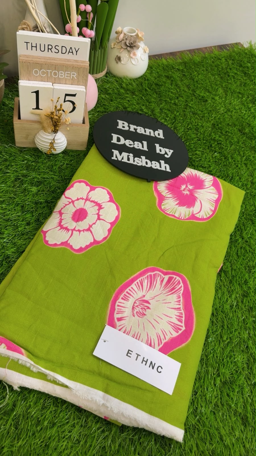 Ethnic all over printed khaddar 2 pc
