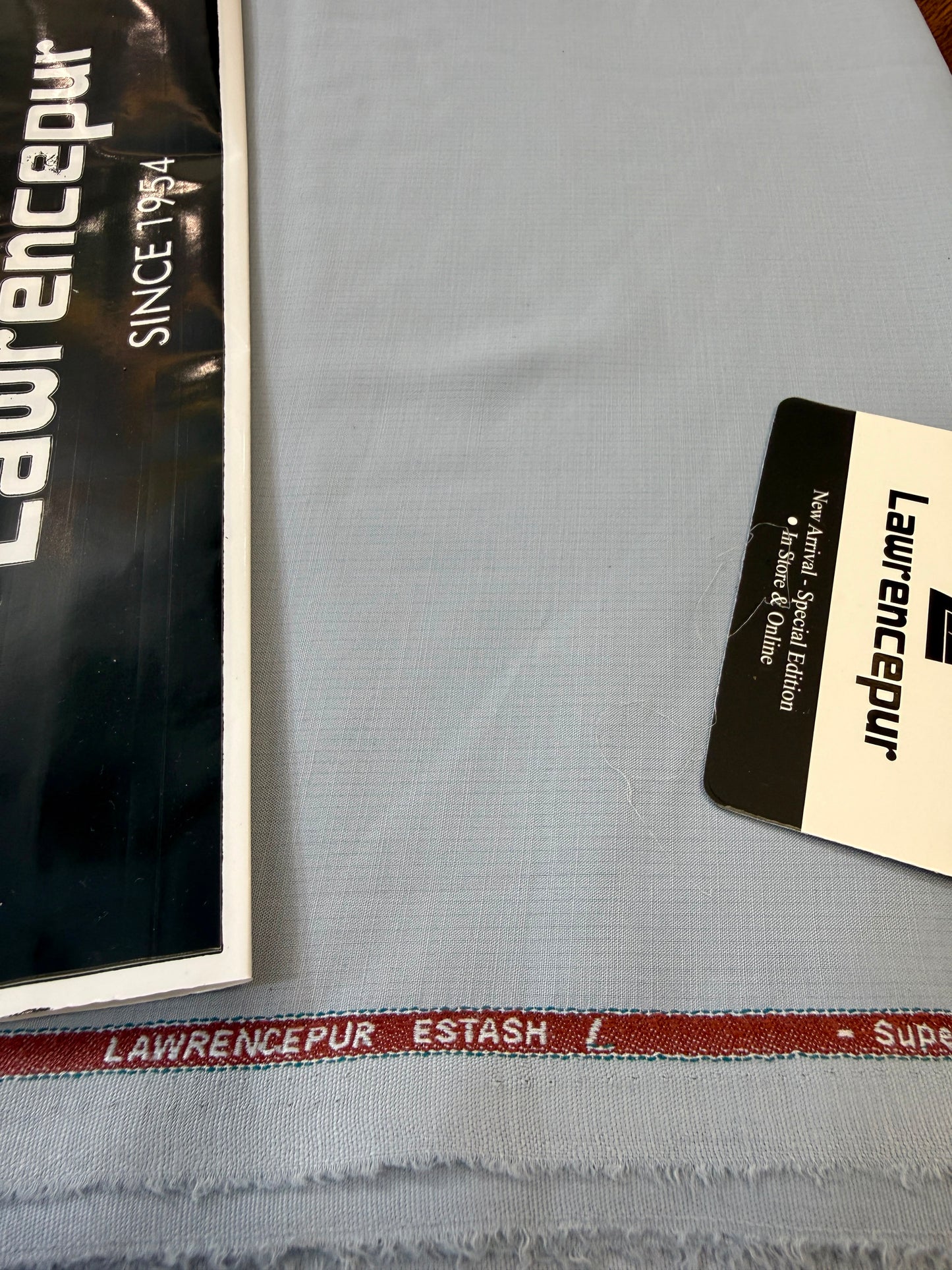 Lawrence pur gent's suit 4 season wash n wear( estash premium blend)07