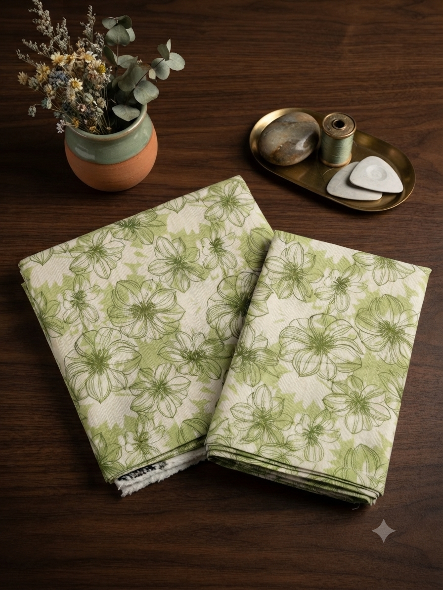 Alkaram khaddar All over printed 2pc