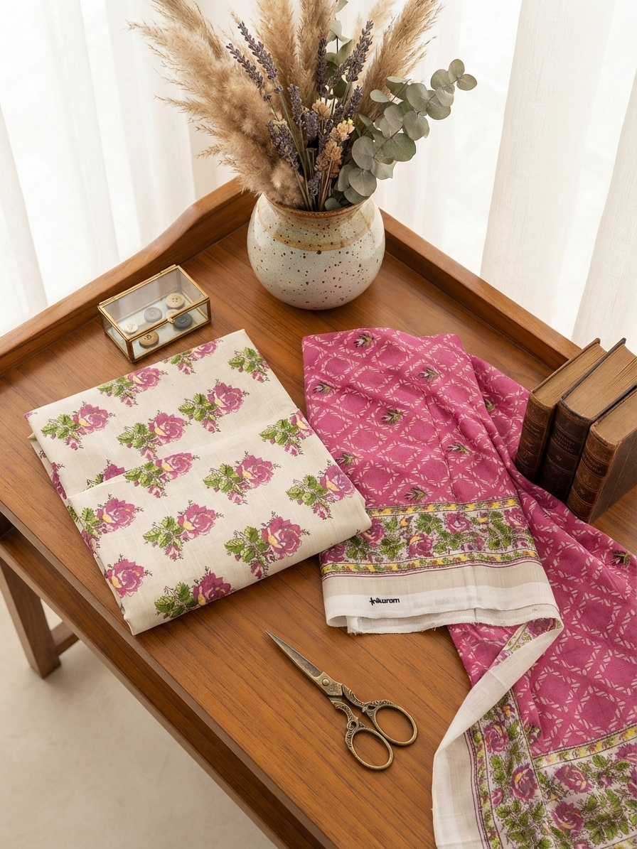 Alkaram printed khaddar 2 pc shirt and duppata
