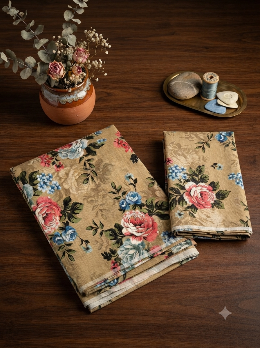 Alkaram khaddar All over printed 2pc
