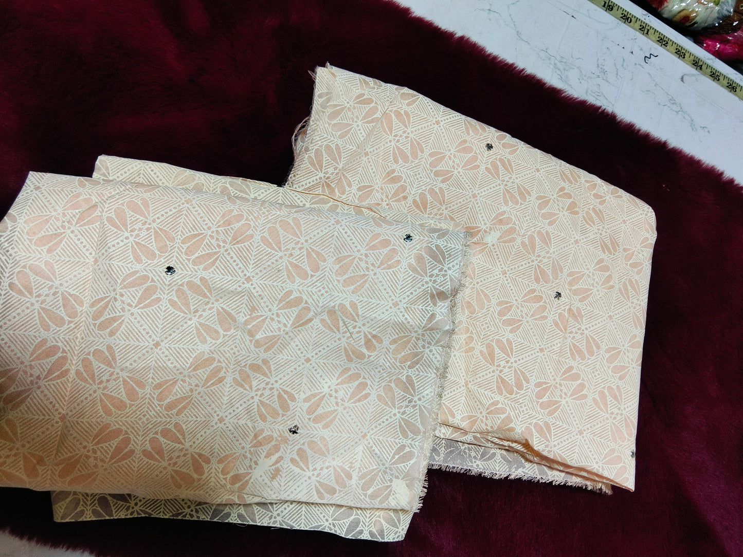 Sale keyseria Mukesh work shirt only , cotton silk for small size only