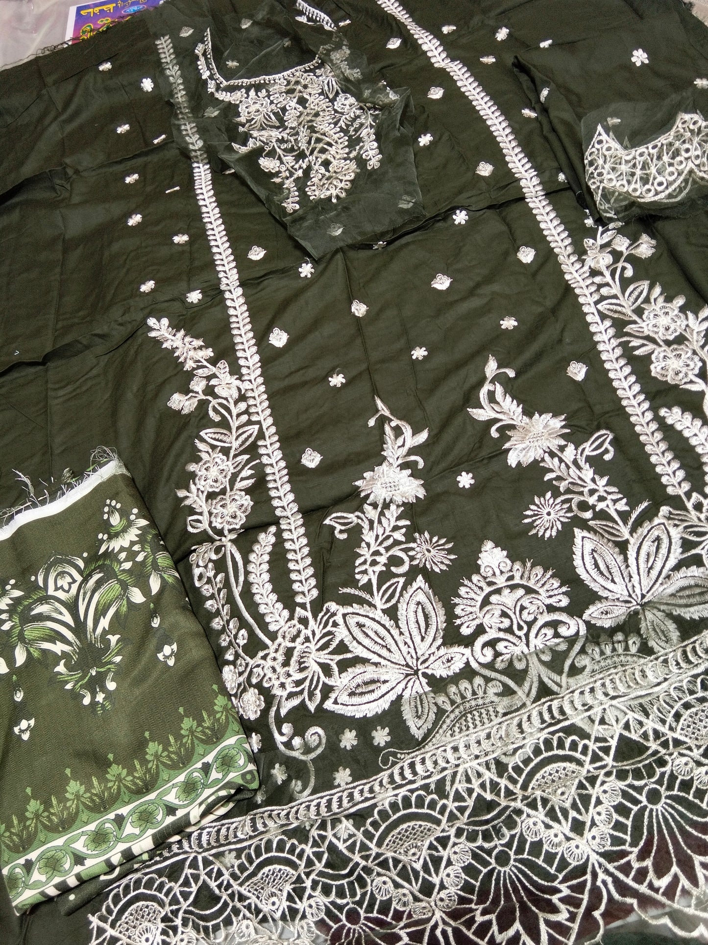 Parishay luxury embroided Khaddar 3pc