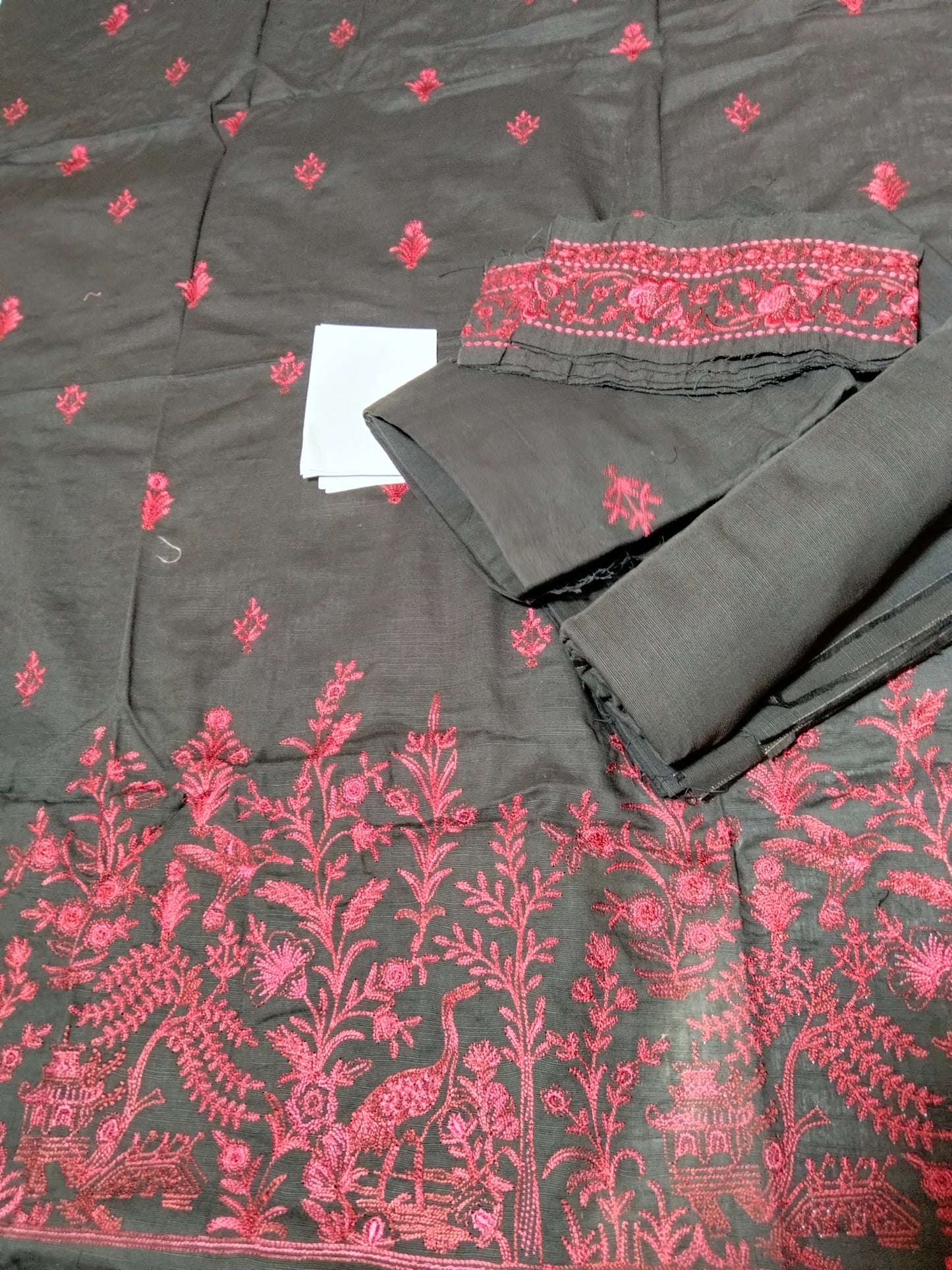 Sale embroided khadar 2pc shirt and trouser