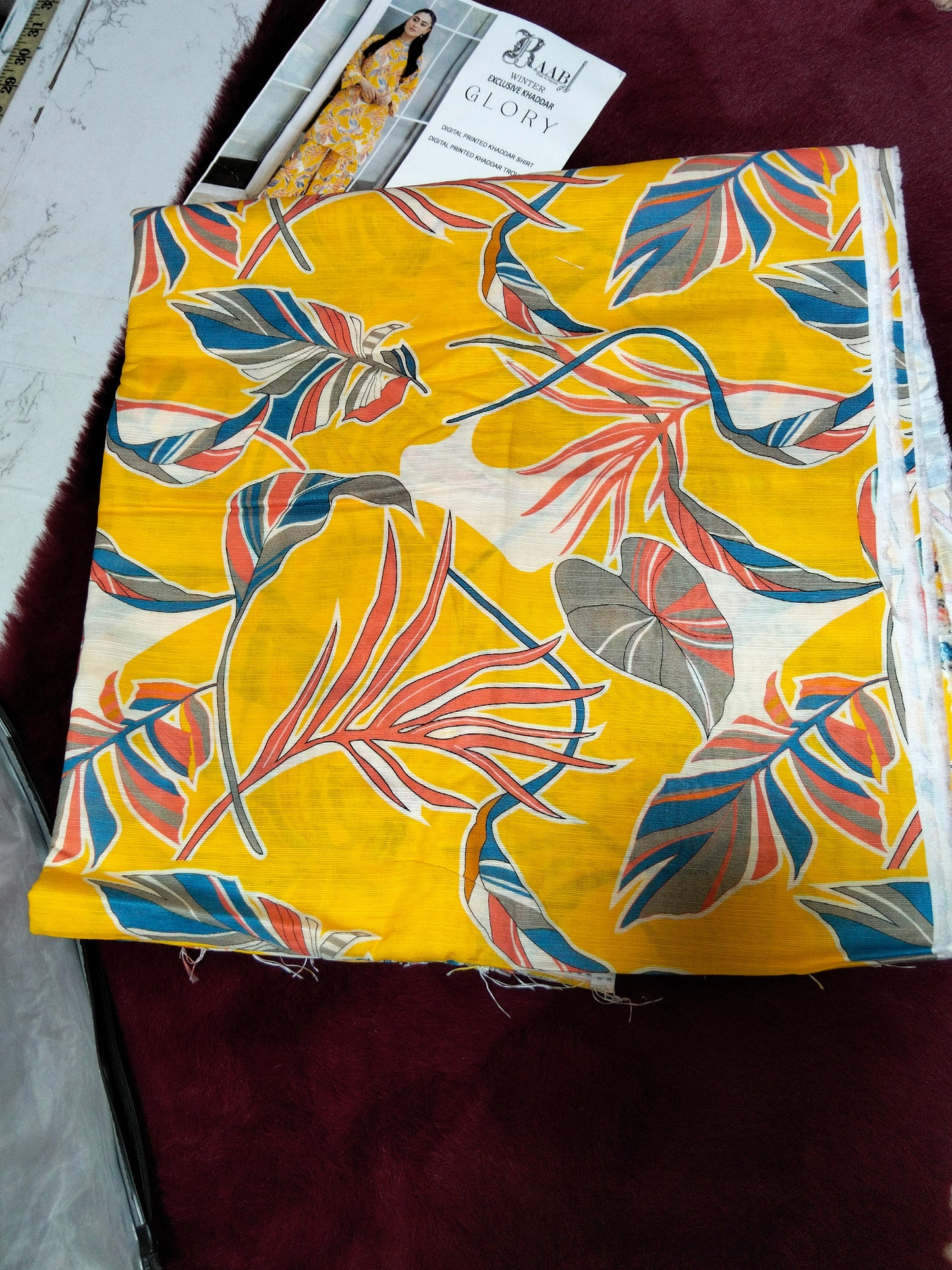 Sale embroided Khaddar 2pc shirt and trouser