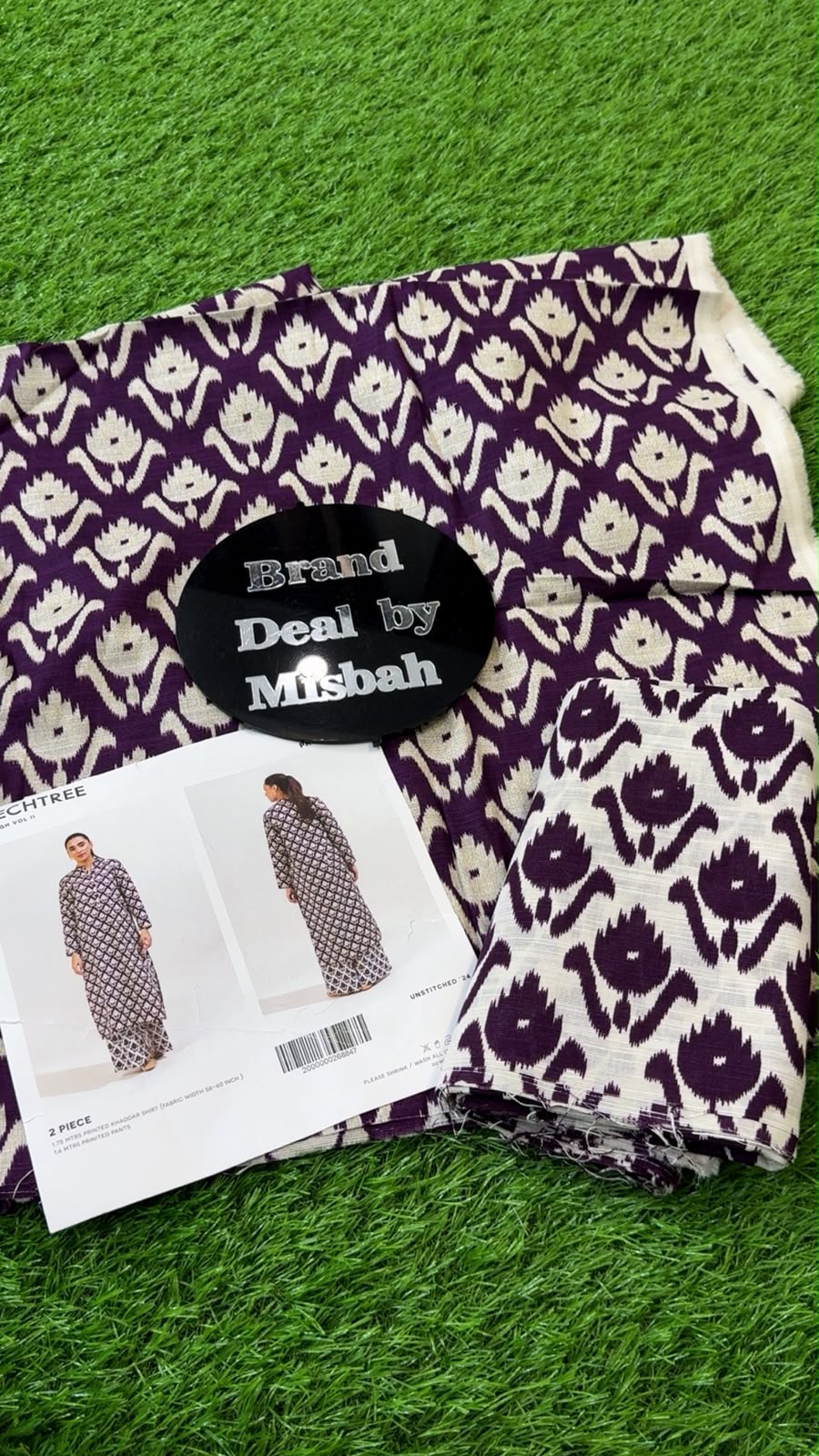 Beech tree printed 2 pc khadar