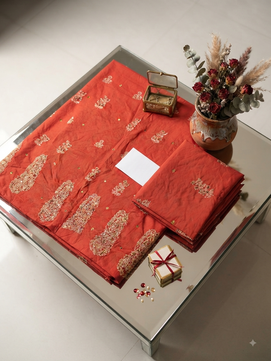 SALE Alkaram embroided lawn Shirt fabric