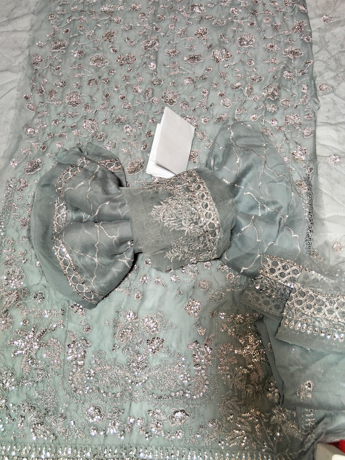 Sale Alkaram Luxury embroided 2pc shirt and dupatta