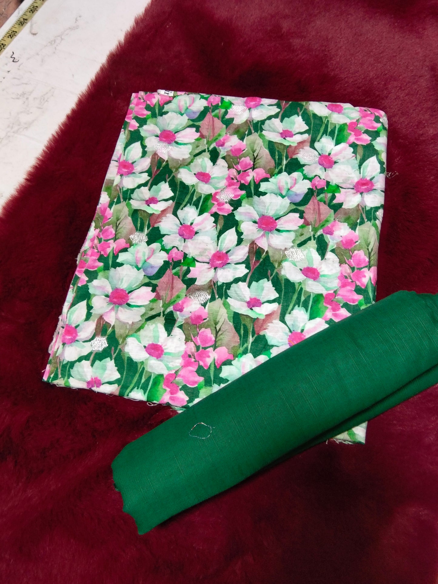 Sale embroided Khaddar 2pc shirt and plain trouser