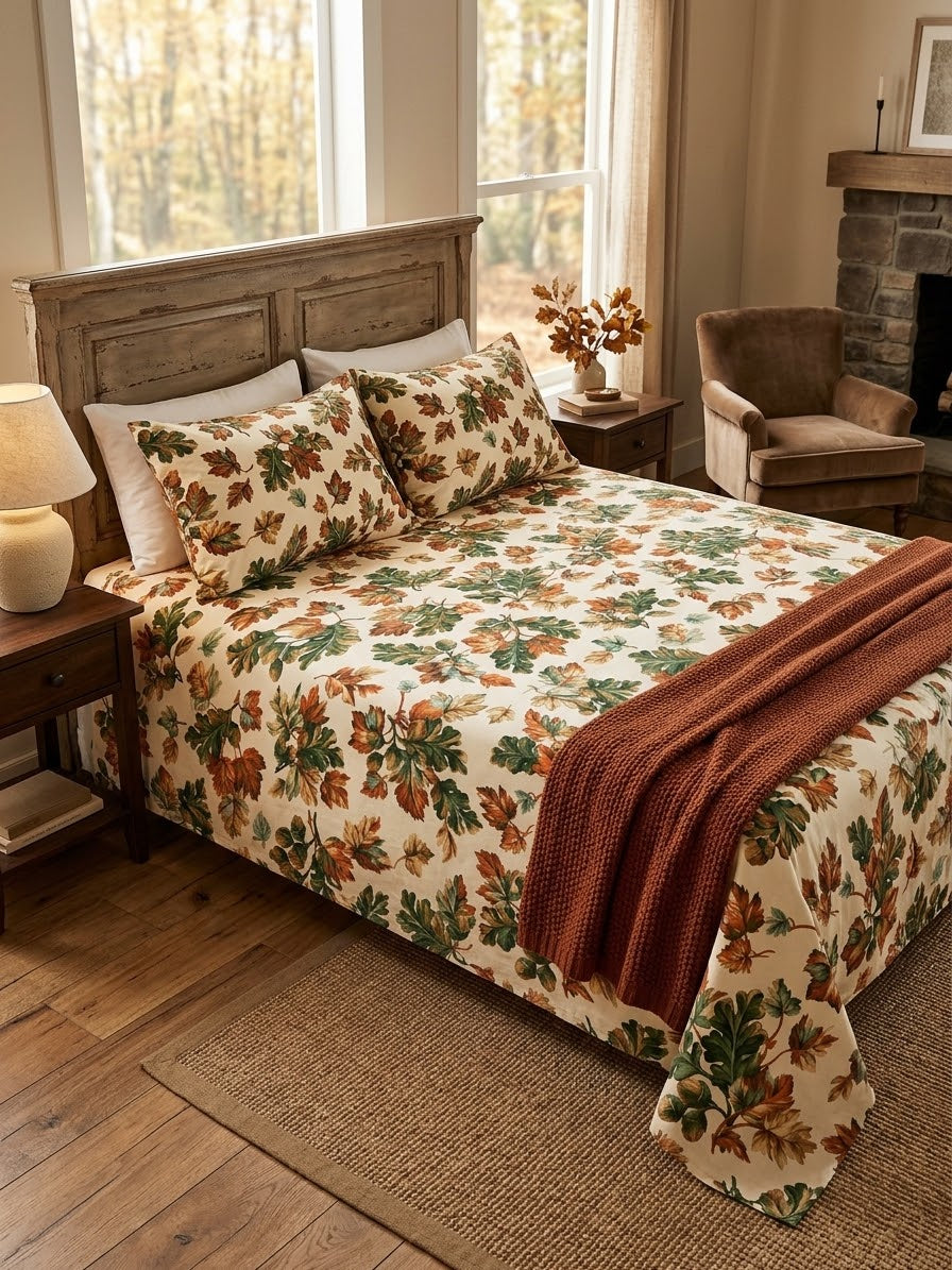 pure cotton stuff king size bed sheet with 2 pillow covers