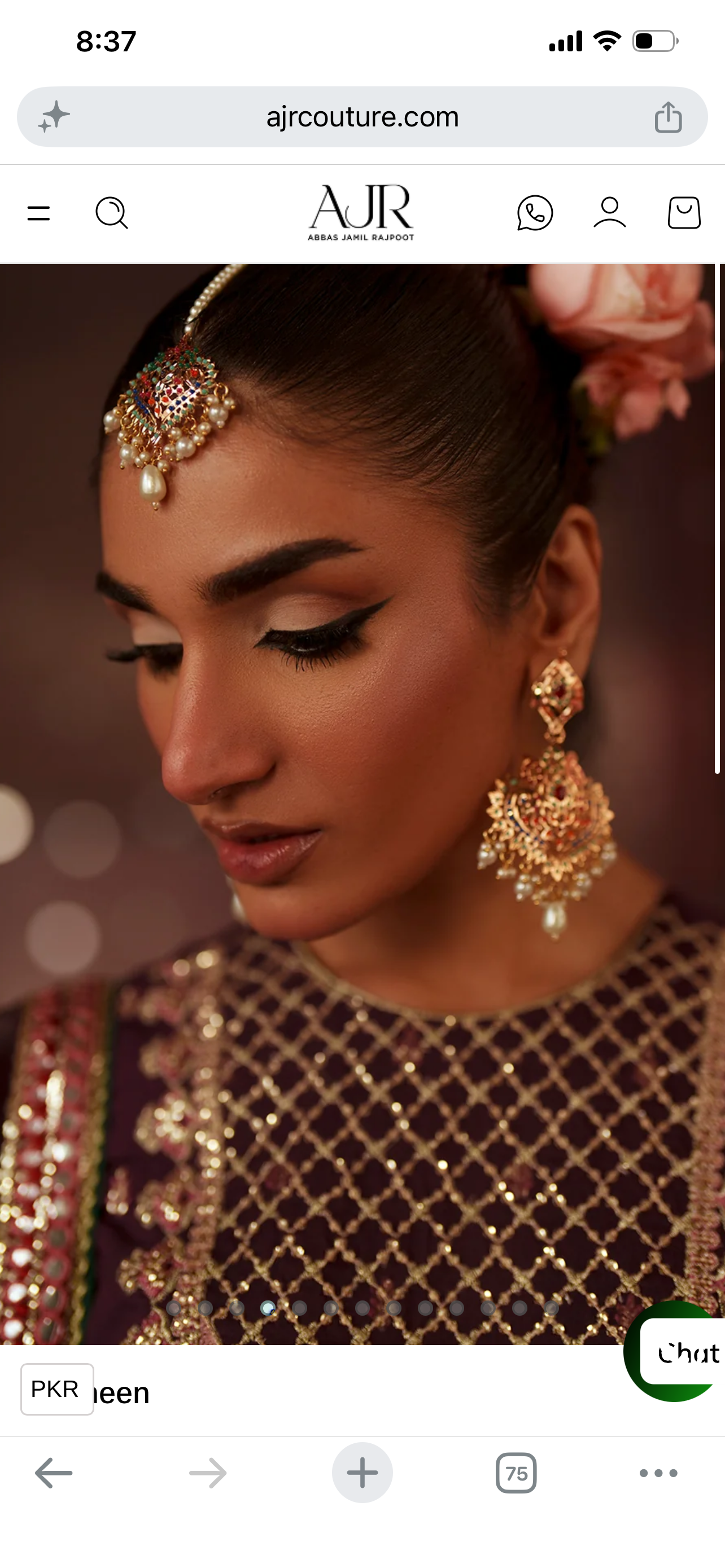 AJR mehrma luxury silk edit 3pc Nazneen