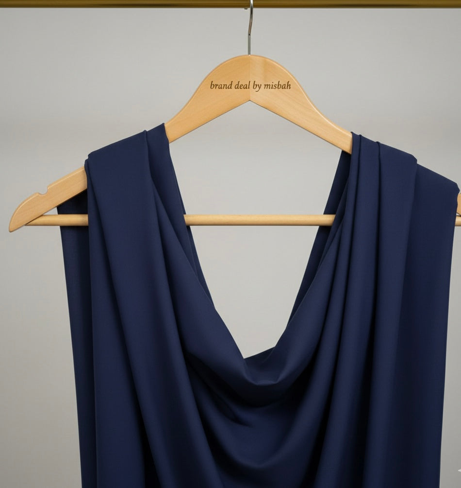 Plain lawn 2pc navey blue