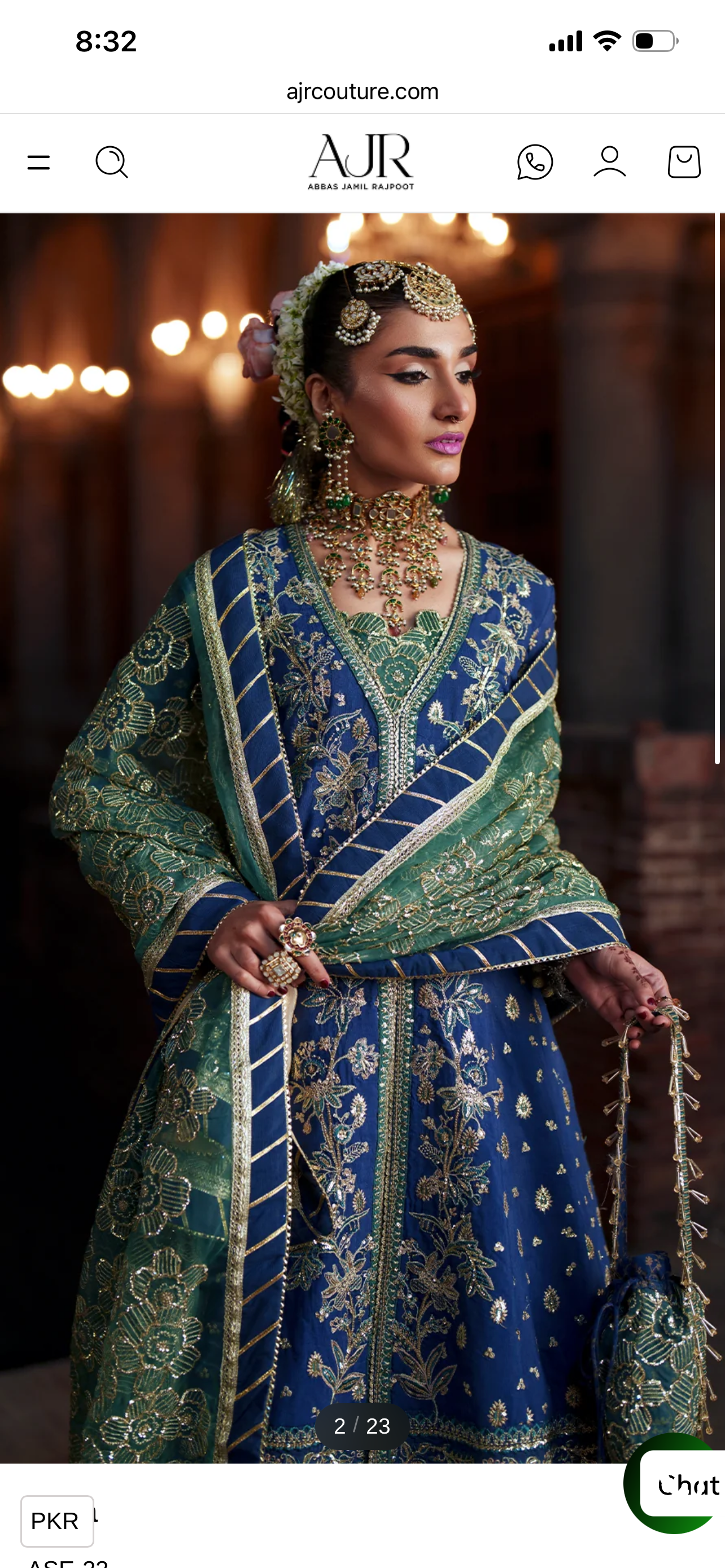 AJR luxury mehrma silk edit 3pc inara