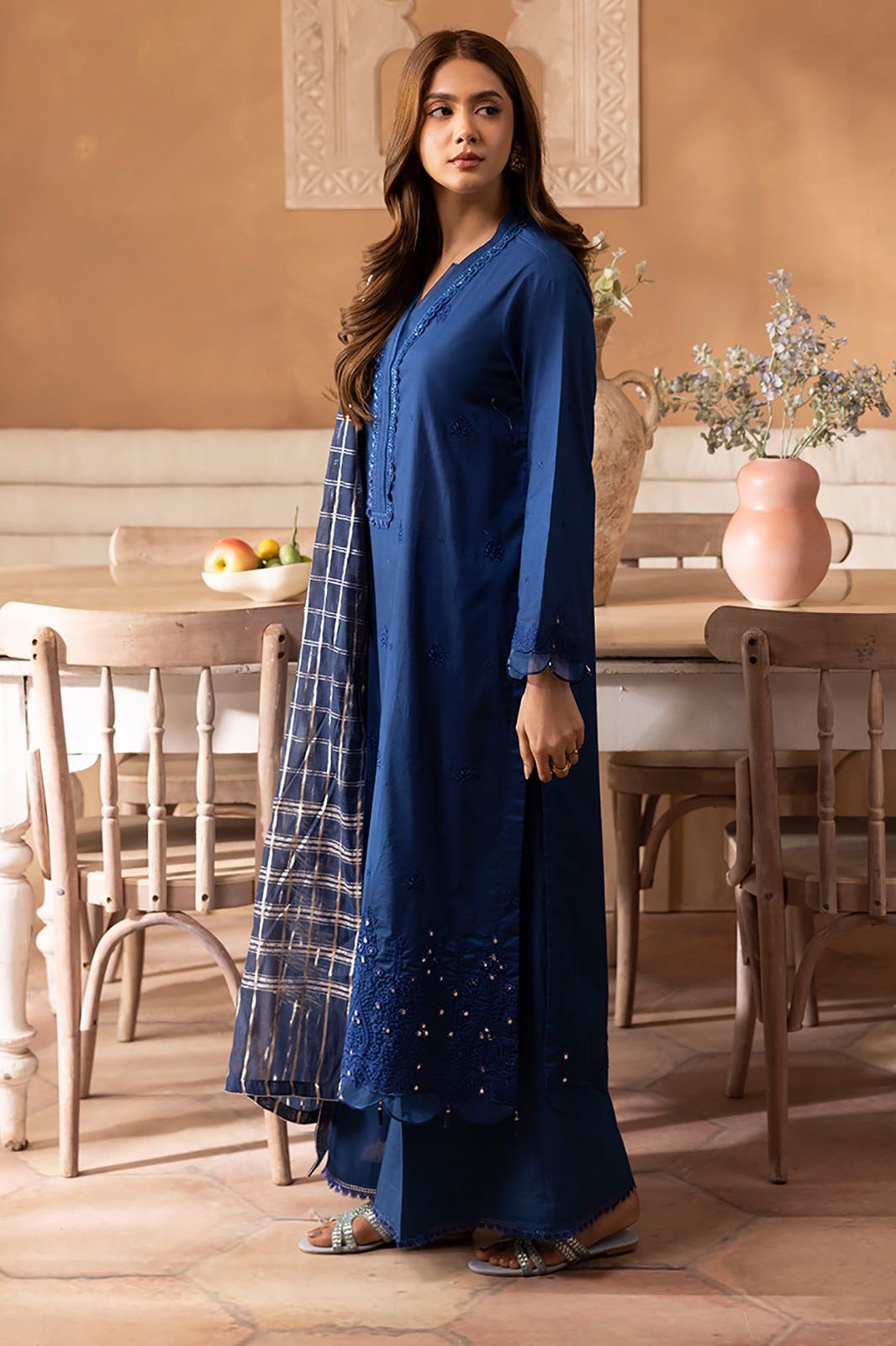 Zellbury lawn embroided 2pc