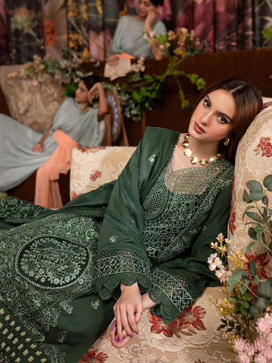 Parishay luxury winter embroided 3pc