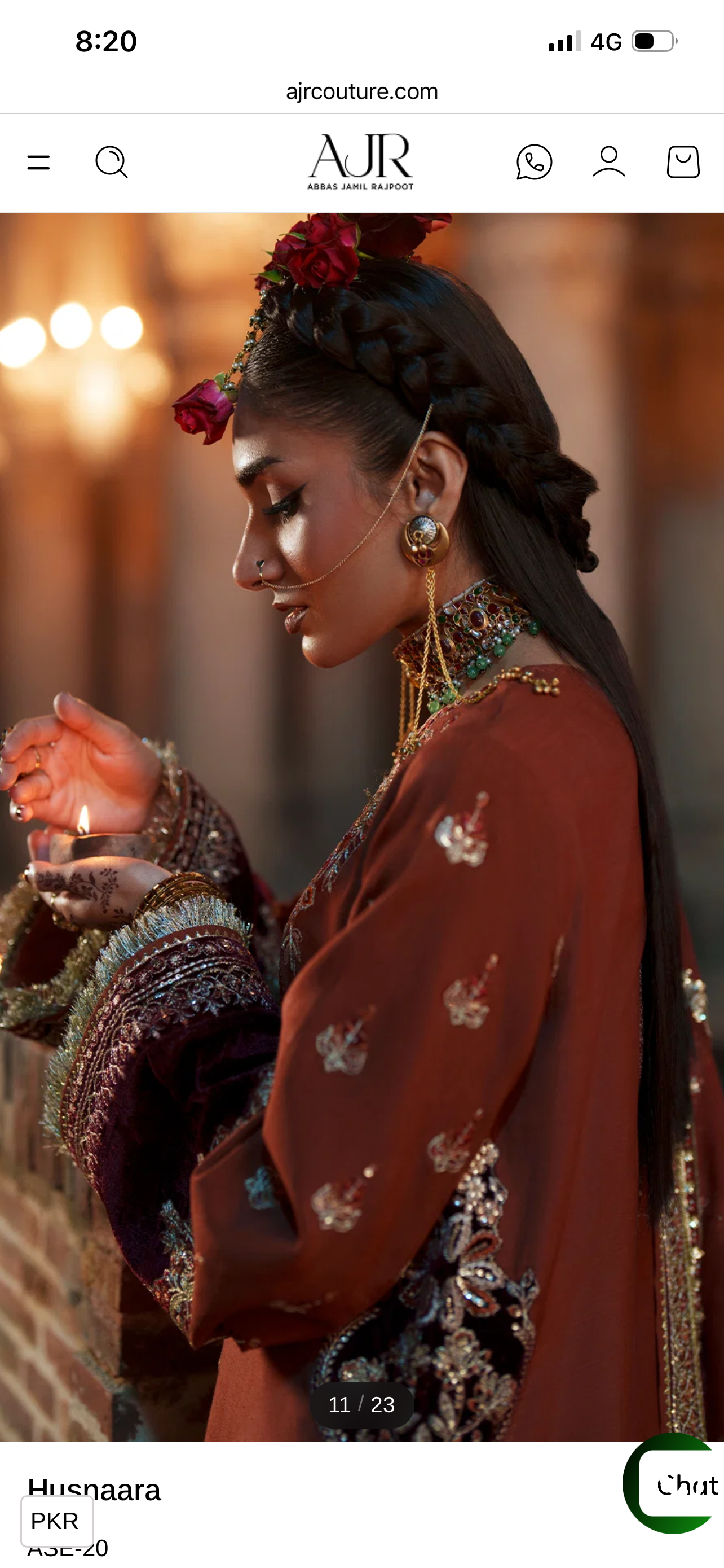 AJR mehrma silk luxury edit 3pc HUSNAARA