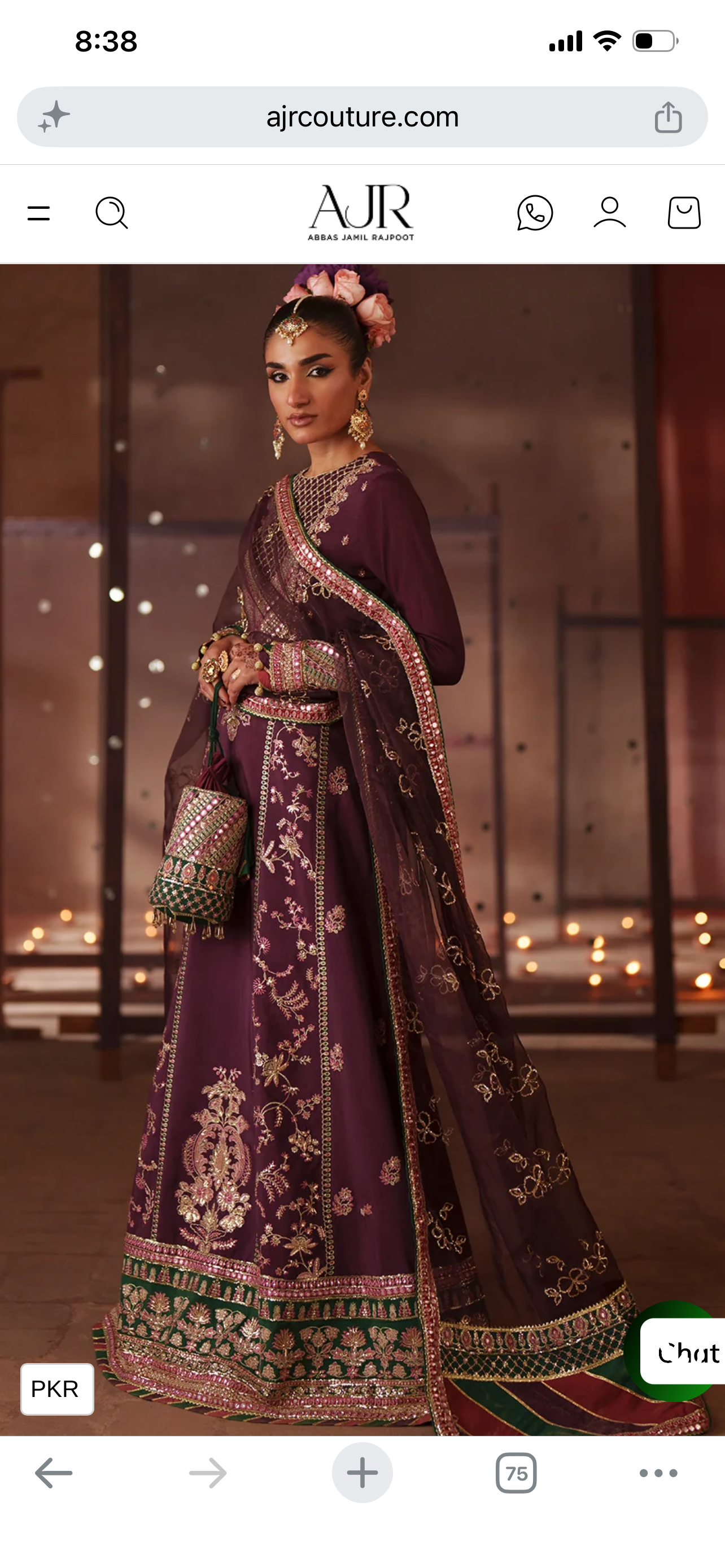 AJR mehrma luxury silk edit 3pc Nazneen