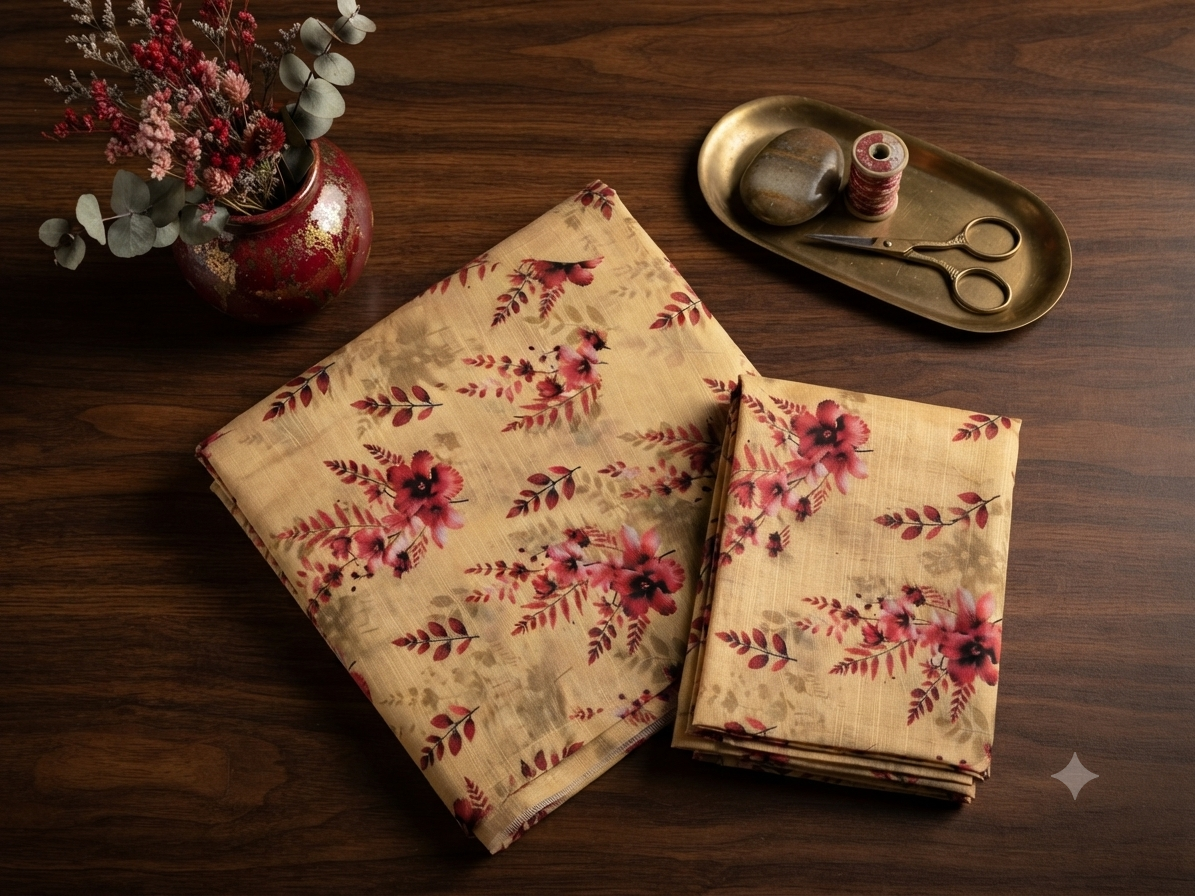 Alkaram printed khadar 2pc