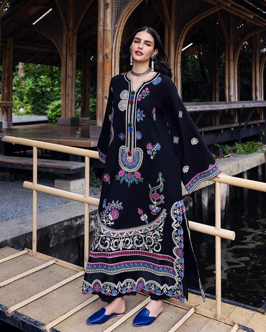 Mushq embroided karandi shirt trouser bfresh