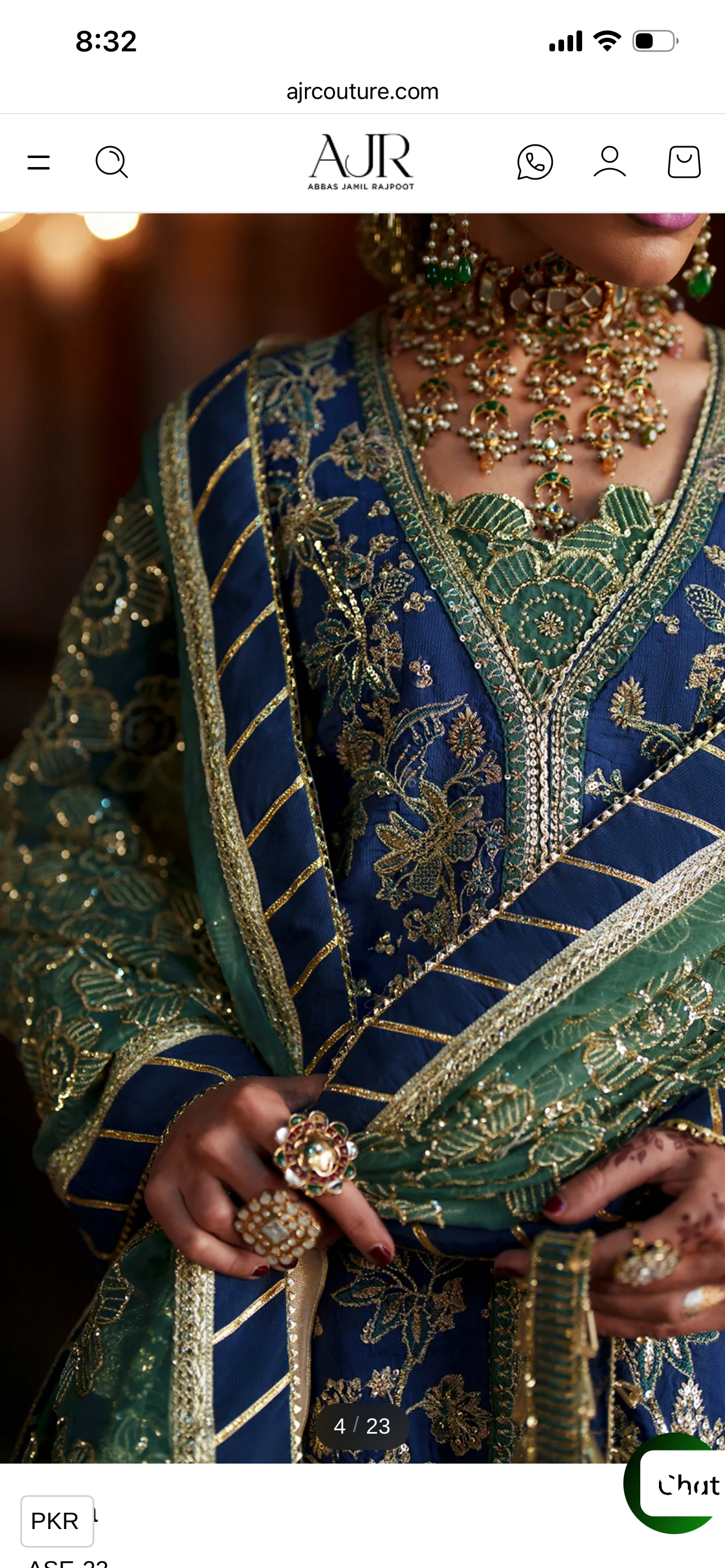 AJR luxury mehrma silk edit 3pc inara
