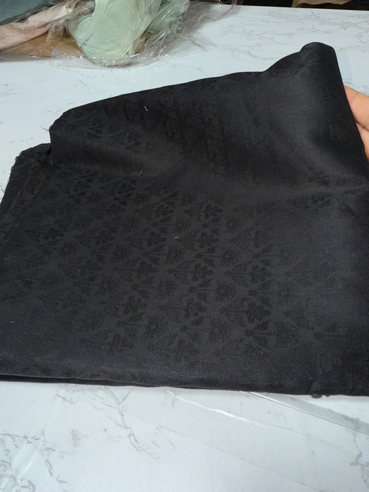 Suffuse texture cotton 2 pc black