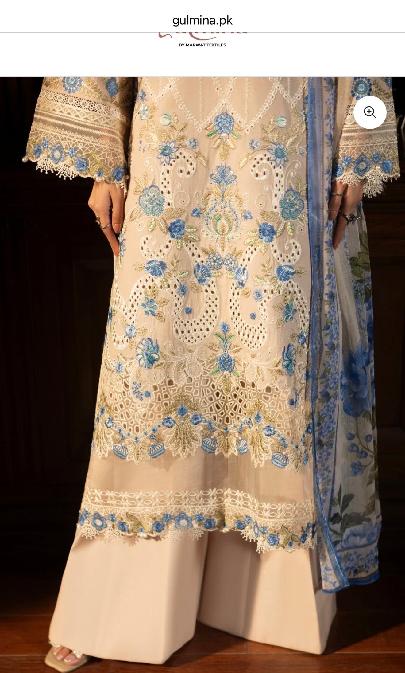 Maria b Gulmina by marwat textile luxury lawn embroided 3pc new arrival huge off